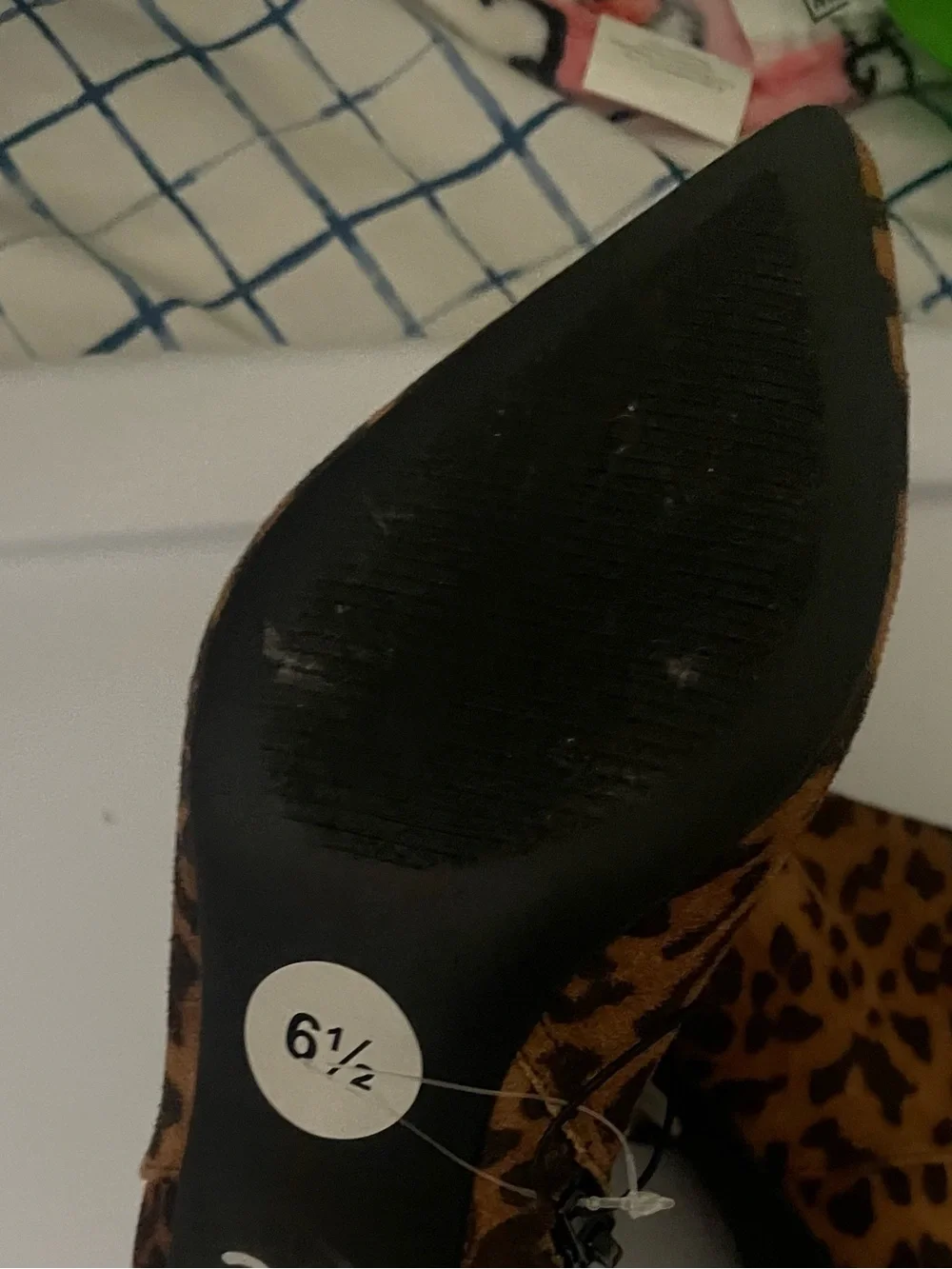 Leopard Print Ankle Booties - Brown Leopard